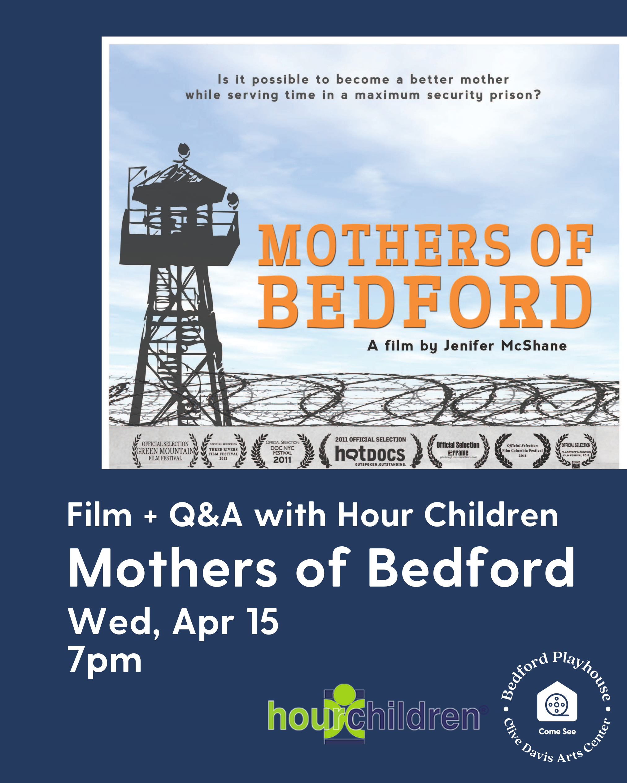 Documentary Film + Q&A: Mothers of Bedford with Hour Children