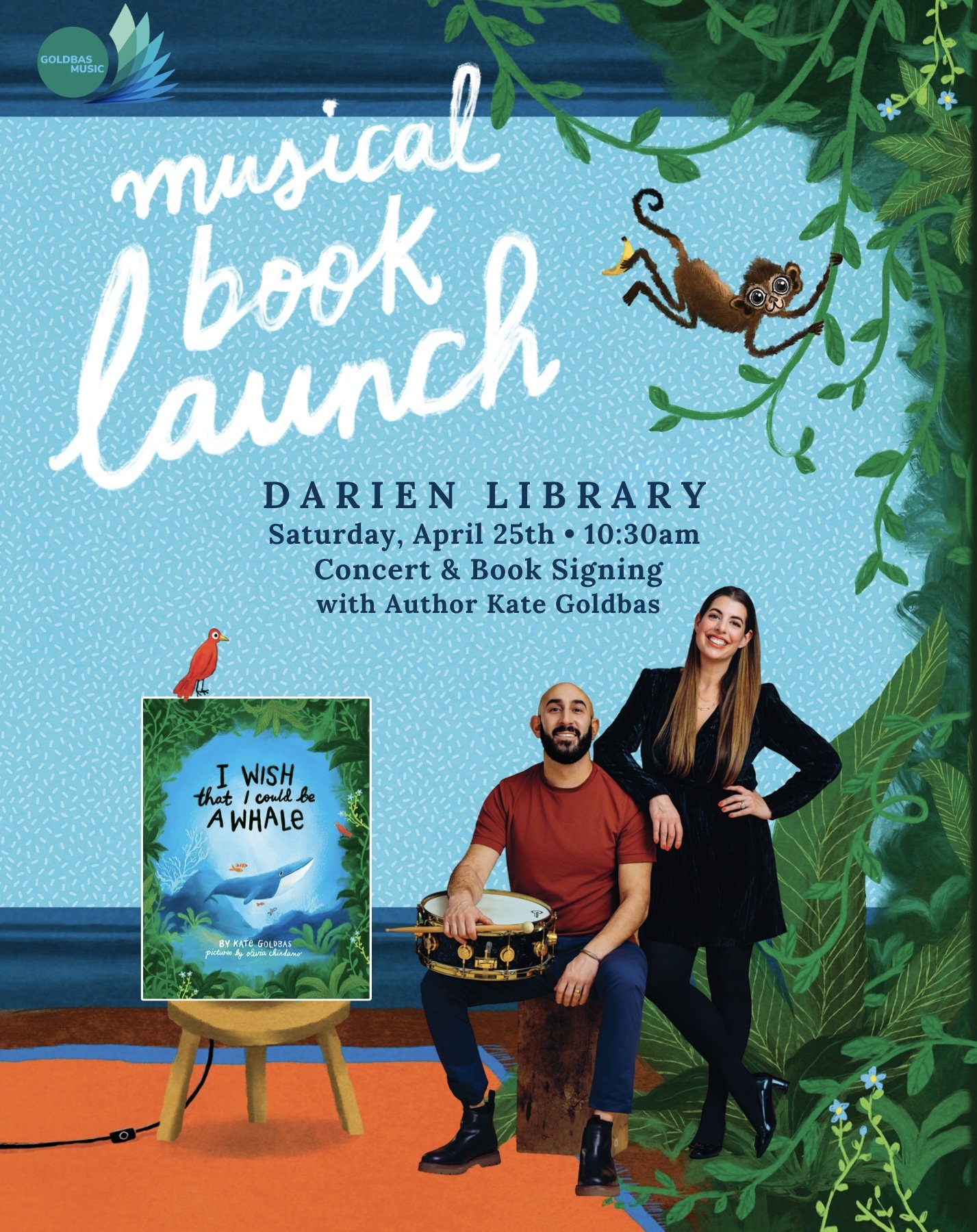  I Wish That I Could Be a Whale: Musical Book Launch!