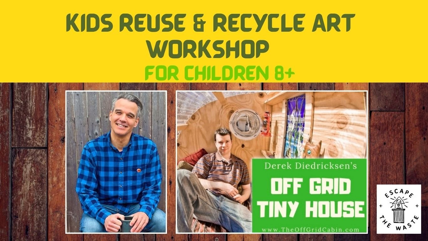Reuse & Recycle Art Workshop with Alex Eaves & Deek Diedricksen at the Carriage Barn for children 8+