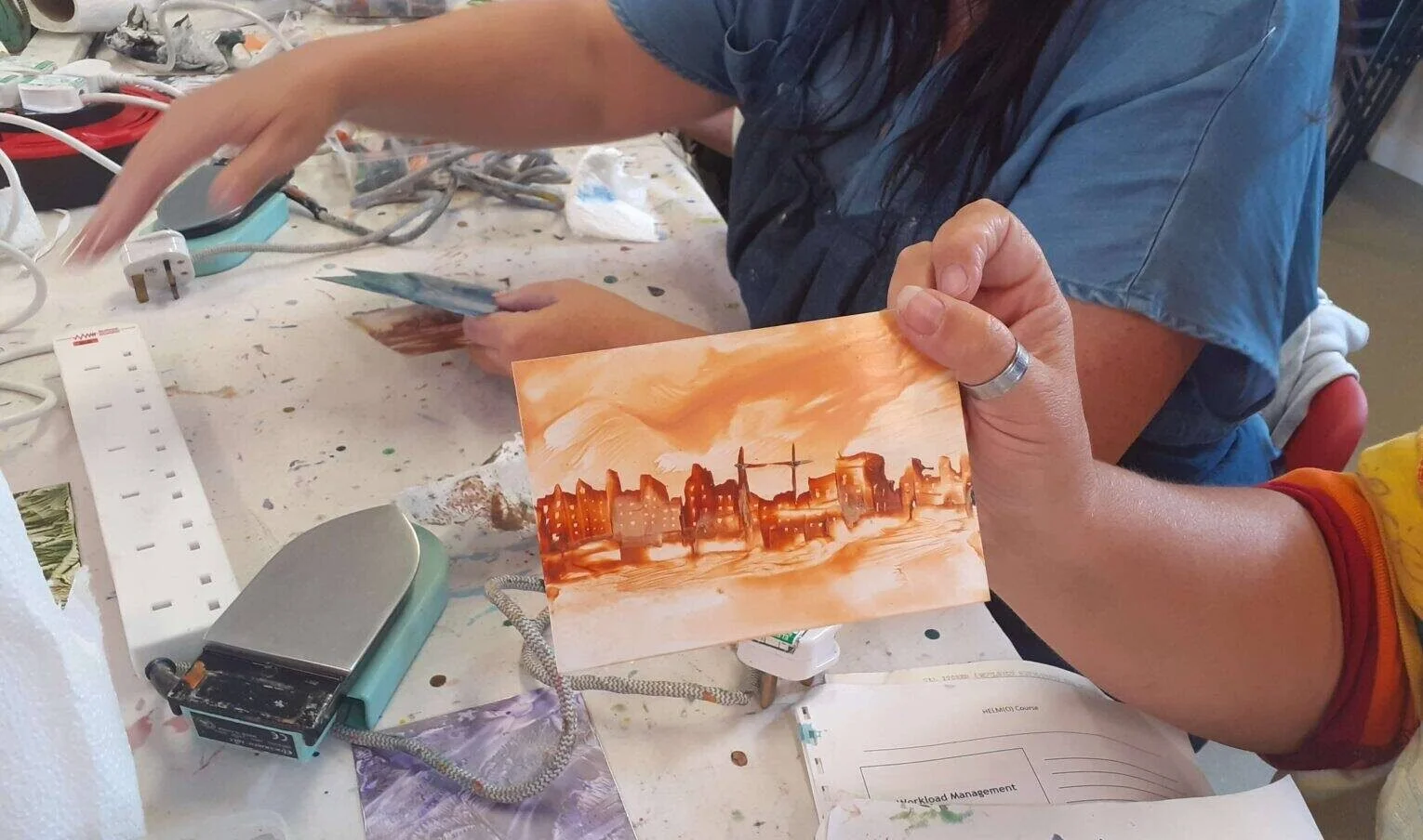 Introduction to Encaustic Painting at the Carriage Barn