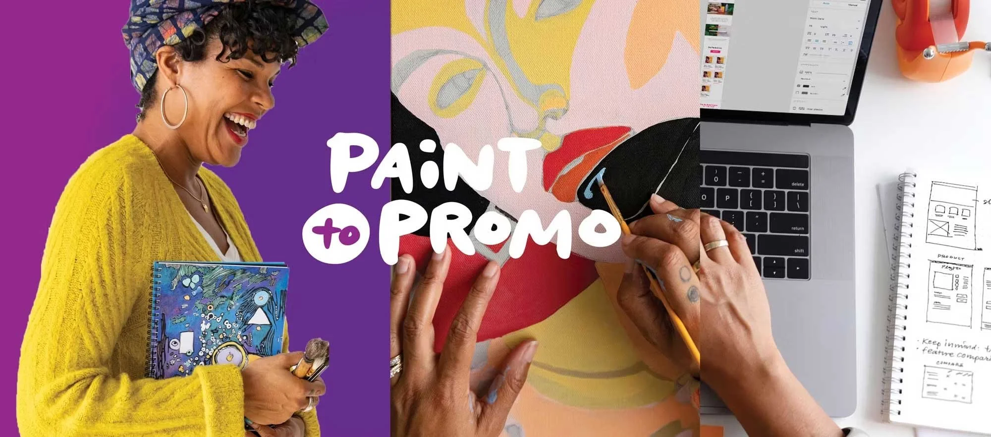 Paint to Promo Workshop with Lauren Clayton