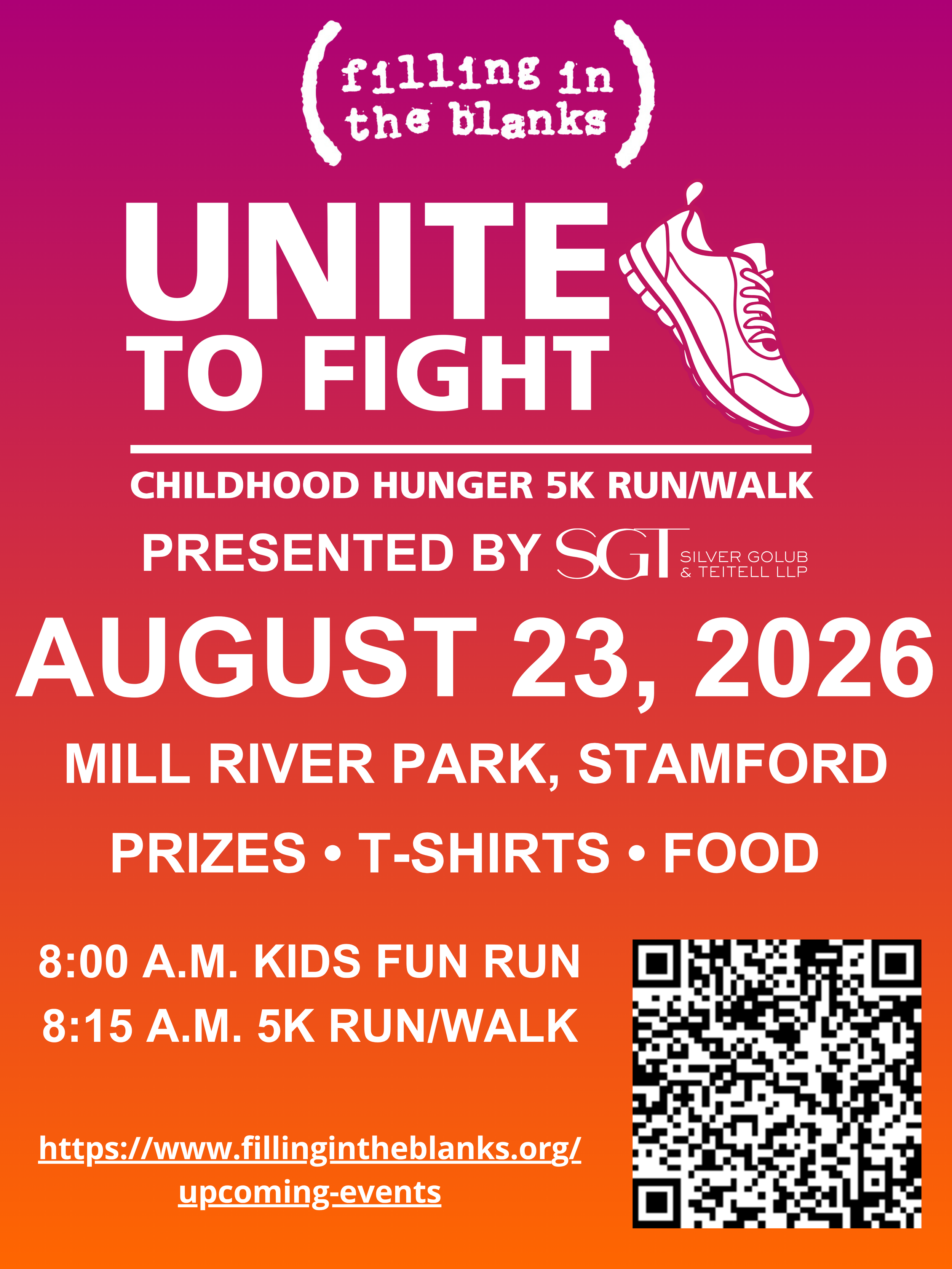 Filling in the Blanks Unite to Fight 5k