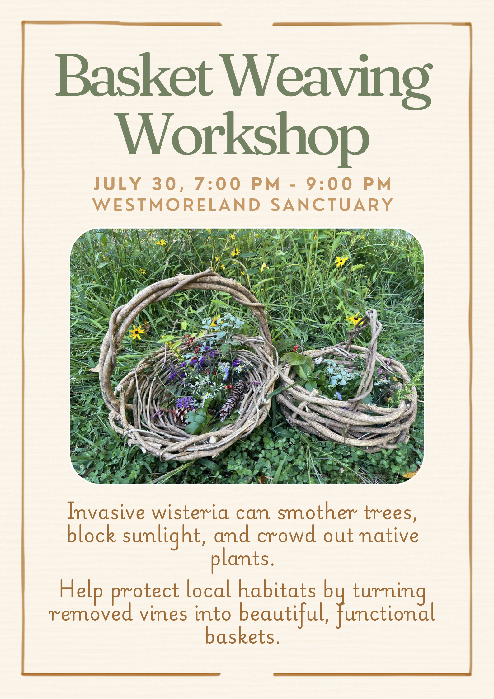 Basket Weaving Workshop