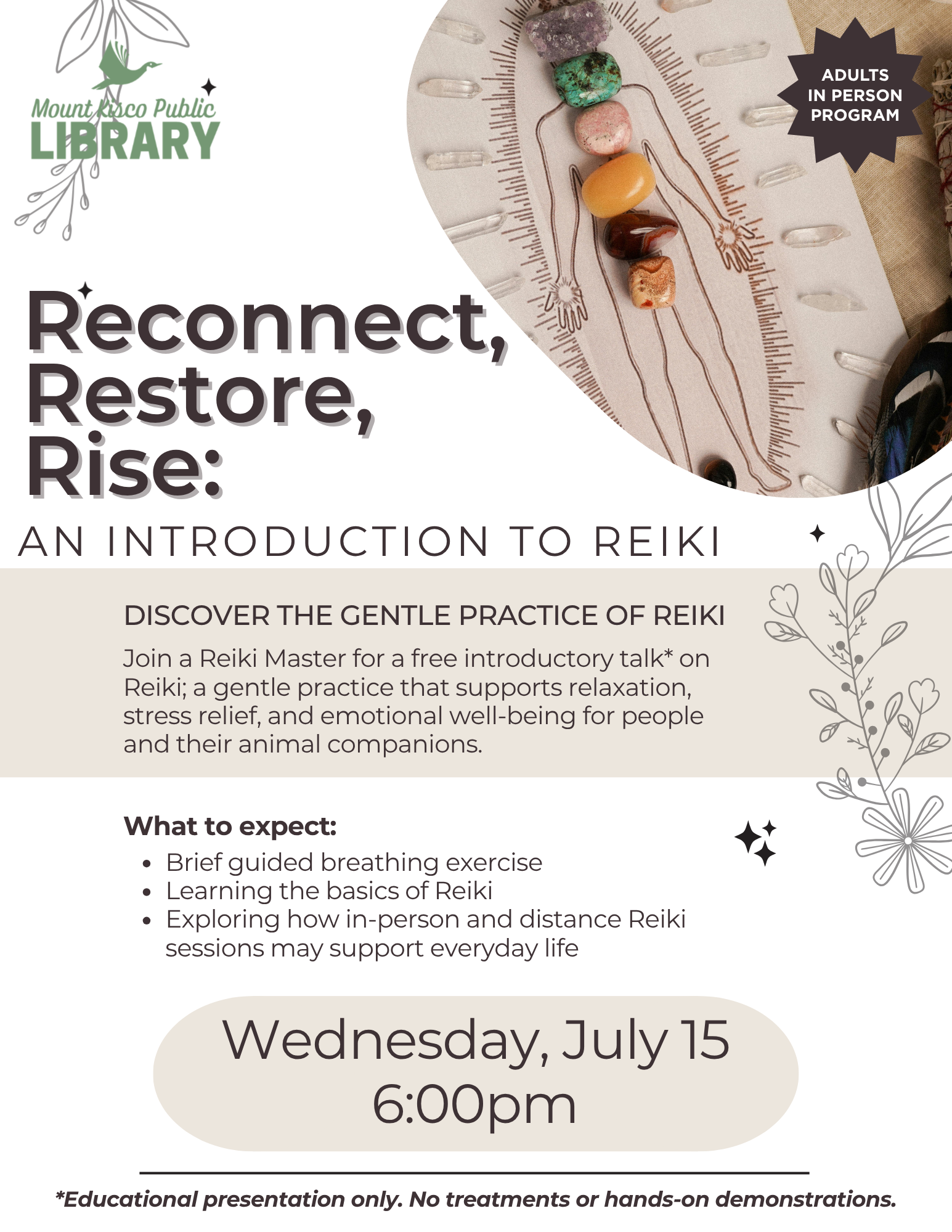 Reconnect, Restore, Rise: An Introduction to Reiki