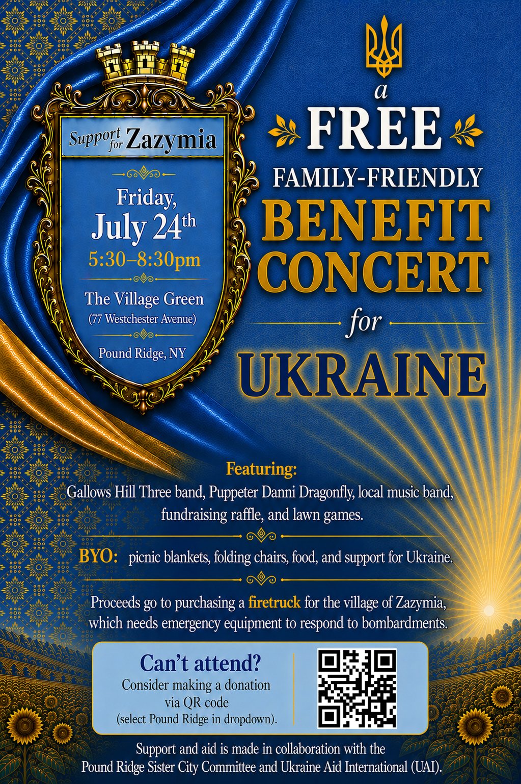 Free Benefit Concert for Ukraine
