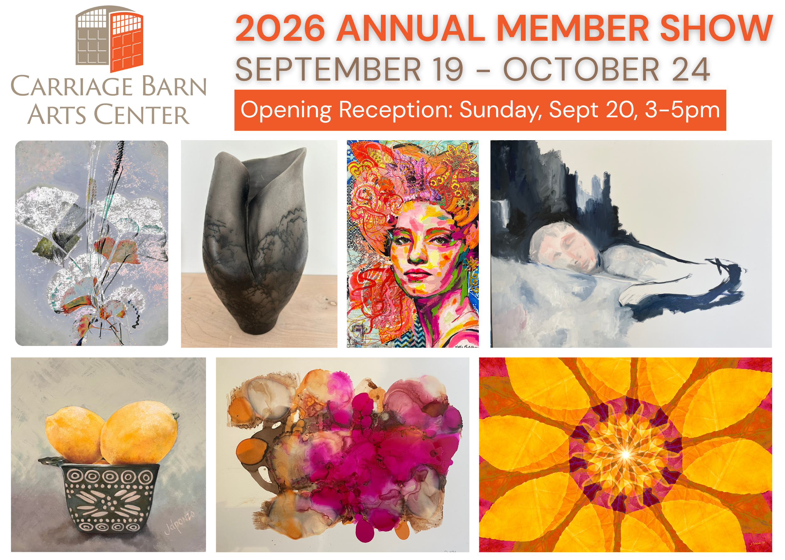 Member Show Opening Reception at the Carriage Barn