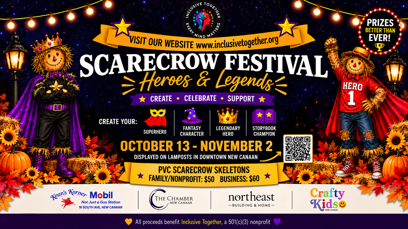 2026 Scarecrow Festival: Heroes & Legends