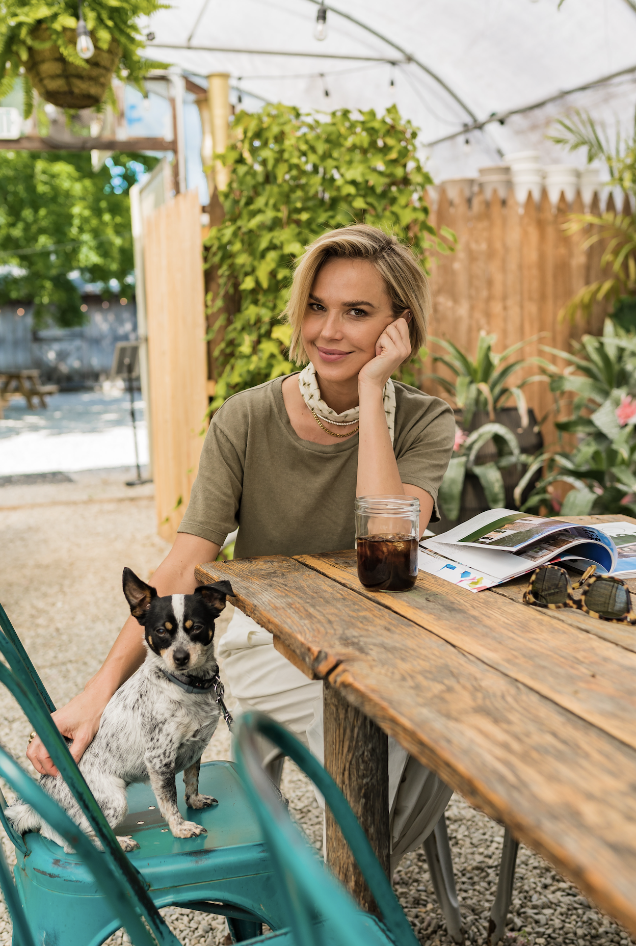 Actress Arielle Kebbel in North Salem at Hayfields