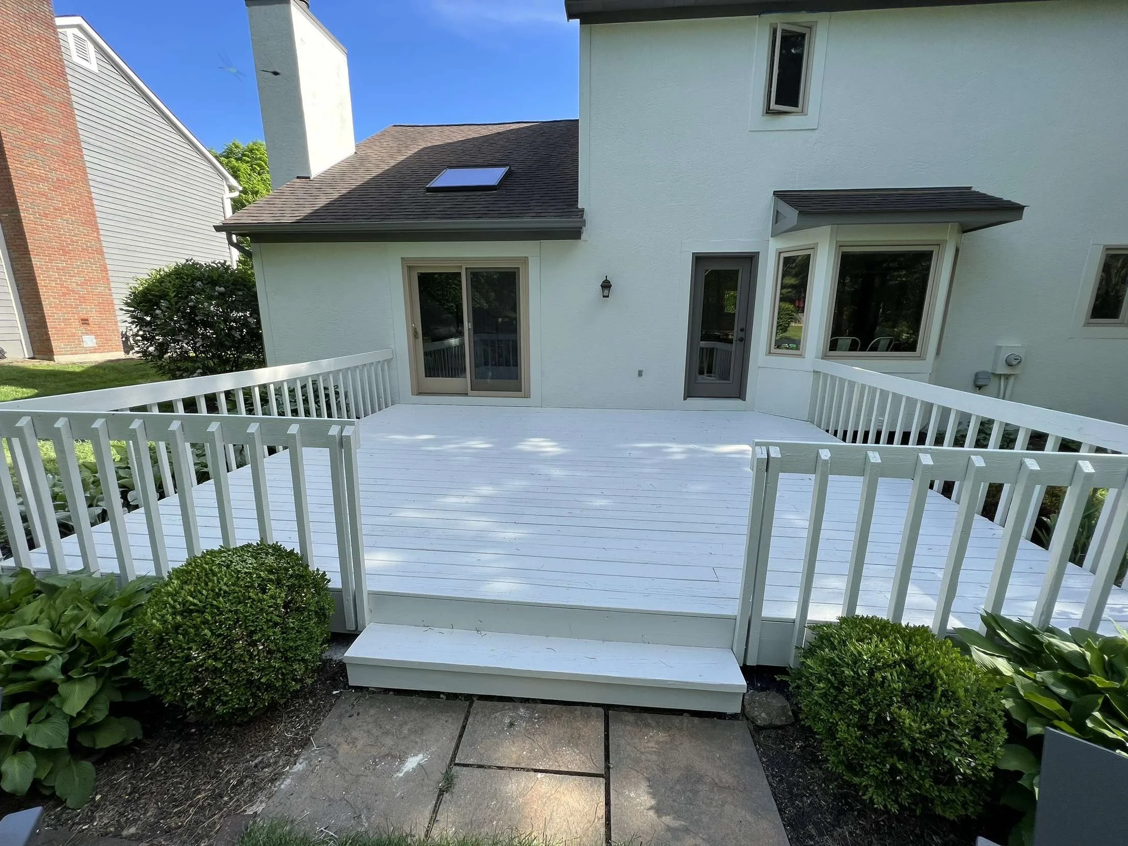 deck and house painting