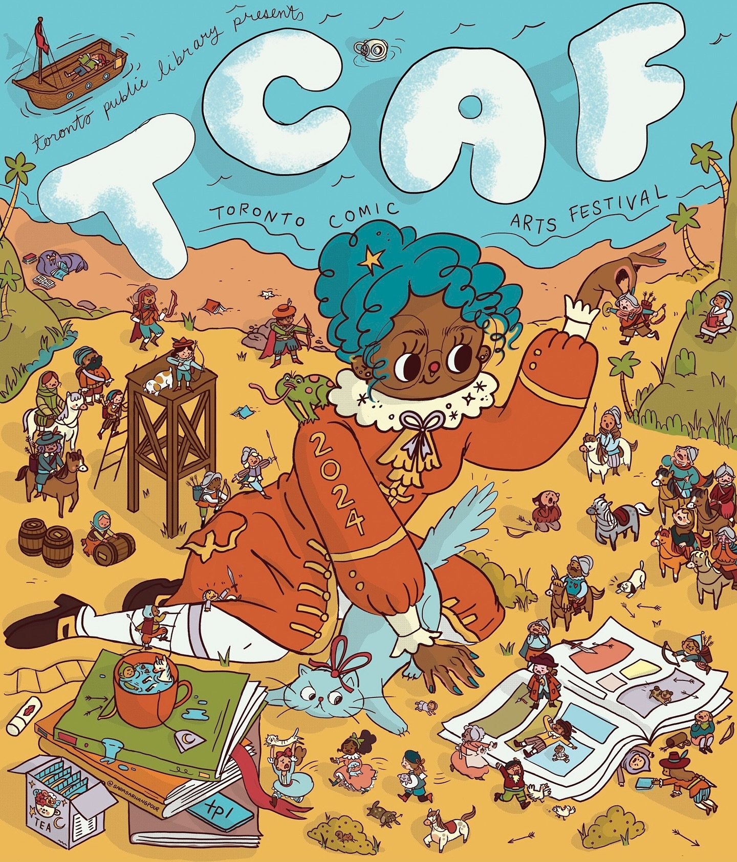 Follow the giant footprints to TCAF Kids! ✨🌟👣

The Toronto Comic Arts Festival celebrates authors and artists from Toronto and around the world.

We&rsquo;re thrilled to be running TCAF Kids with a full lineup of exciting workshops and book signing