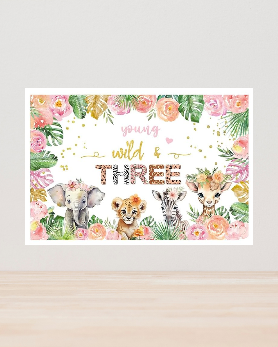 Young Wild & Three Backdrop