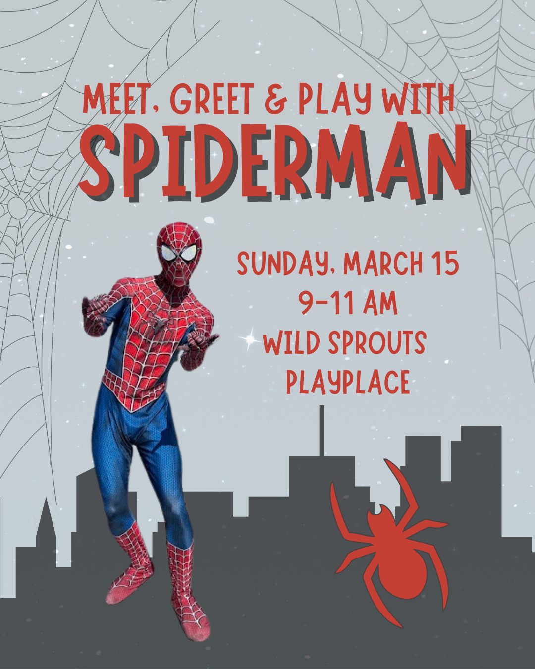Meet, Greet & Play with Spiderman