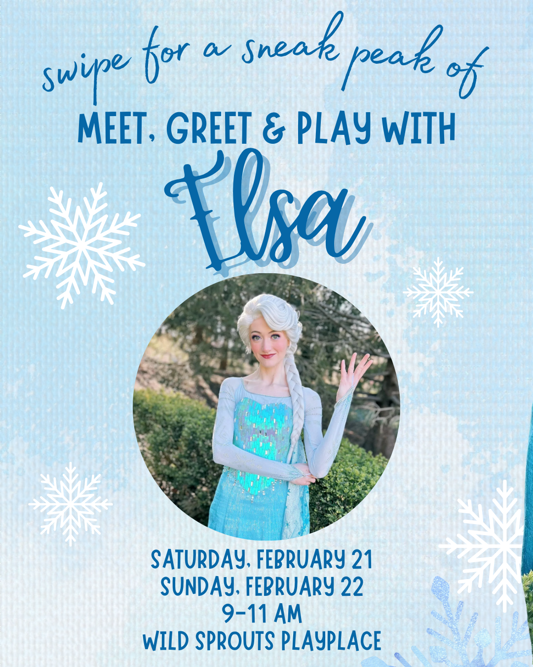 Meet, Greet & Play with Elsa