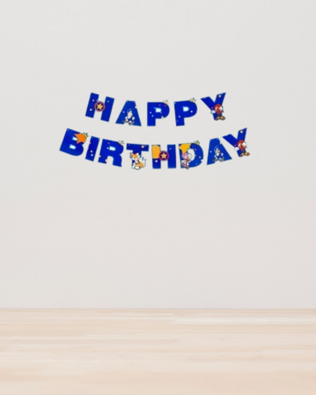 Sonic Happy Birthday Banner