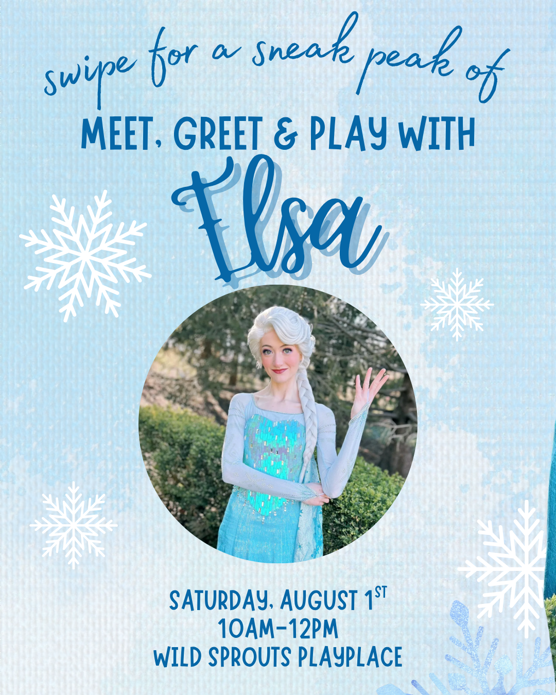 Meet Greet & Play with Elsa