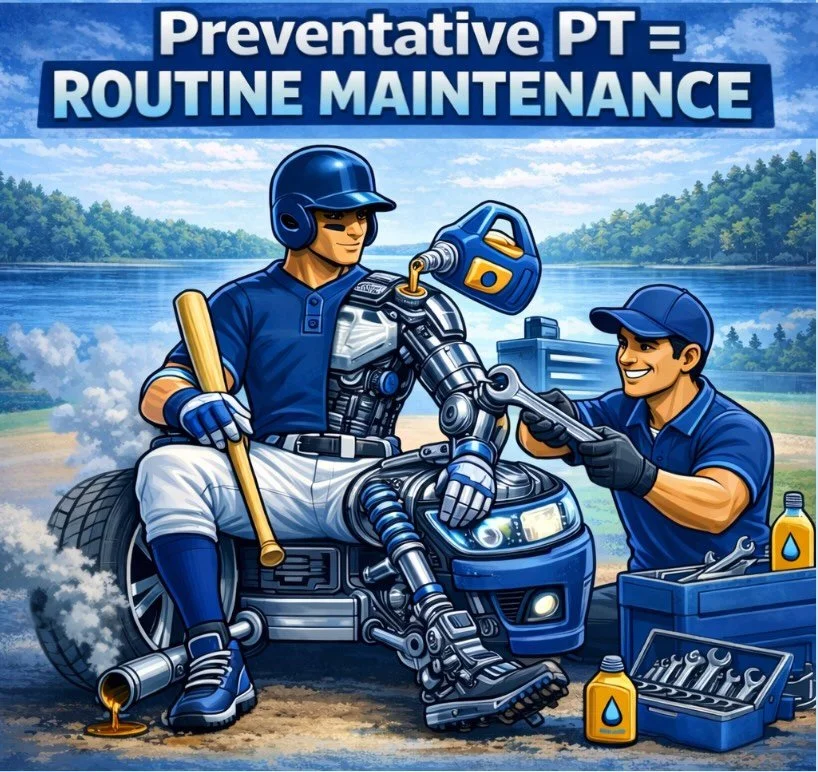 If your child plays baseball/sports year-round, this is for you 👇

Most youth baseball injuries aren&rsquo;t from one bad throw &mdash; they&rsquo;re from overuse.

Preventative PT helps young athletes:
✔️ Build strength safely ✔️ Improve mobility d