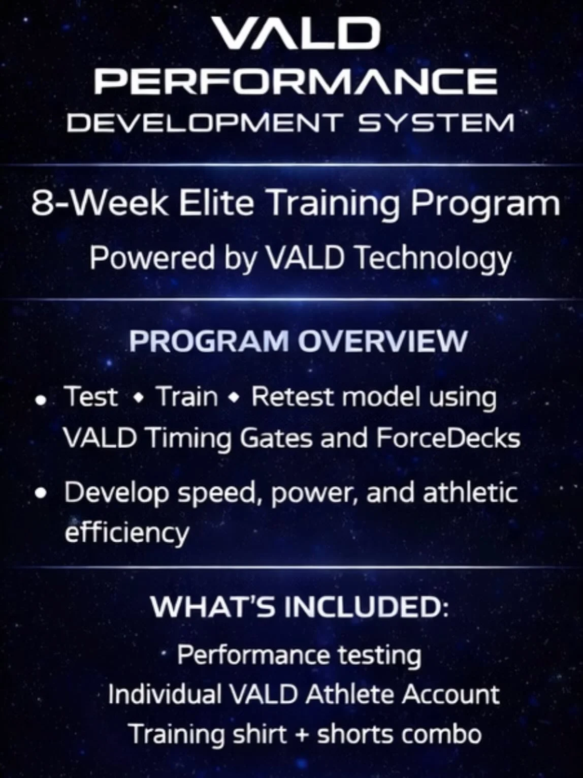 We&rsquo;re bringing a whole new level of training to Arena Lake Norman.

With our VALD Force Plates + Timing Gates, athletes can now train with real, measurable data&mdash;not just guesswork.

&bull;See your explosiveness (jump height, force output)