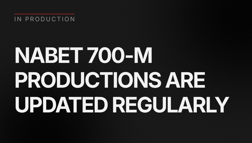 NABET 700-M productions are updated regularly