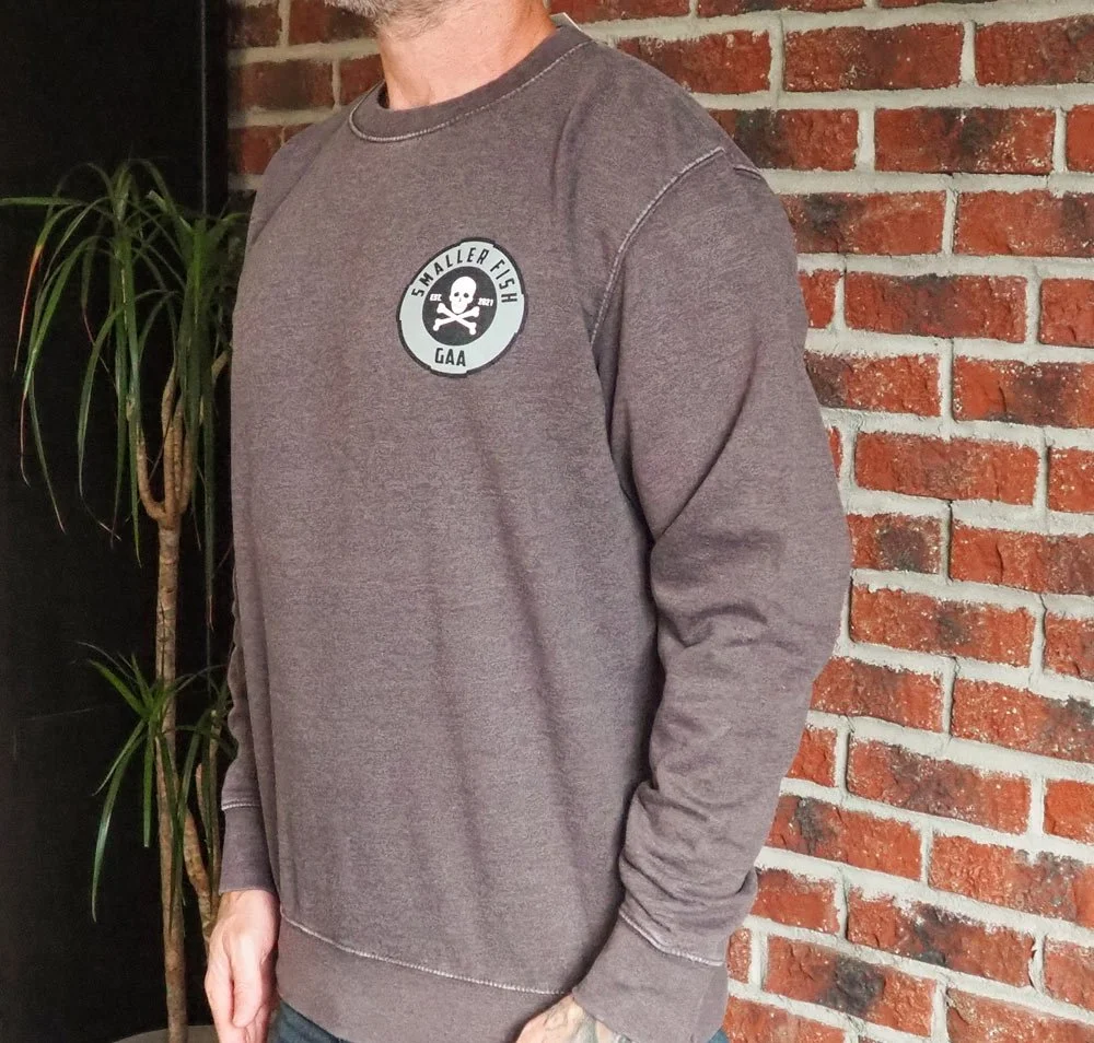 Washed Charcoal Sweater