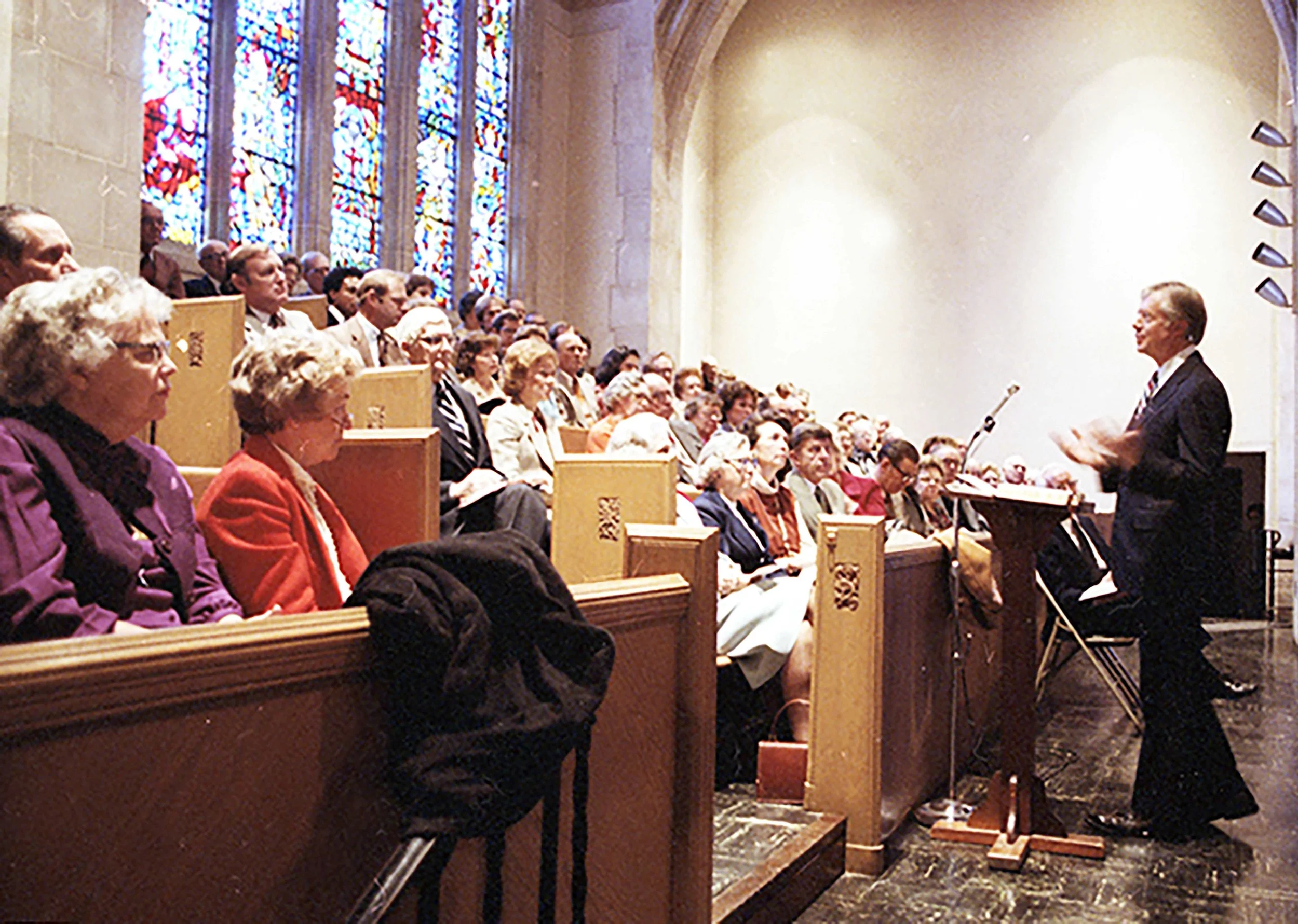 President Carter taught a Sunday school lesson on Genesis — and international aid