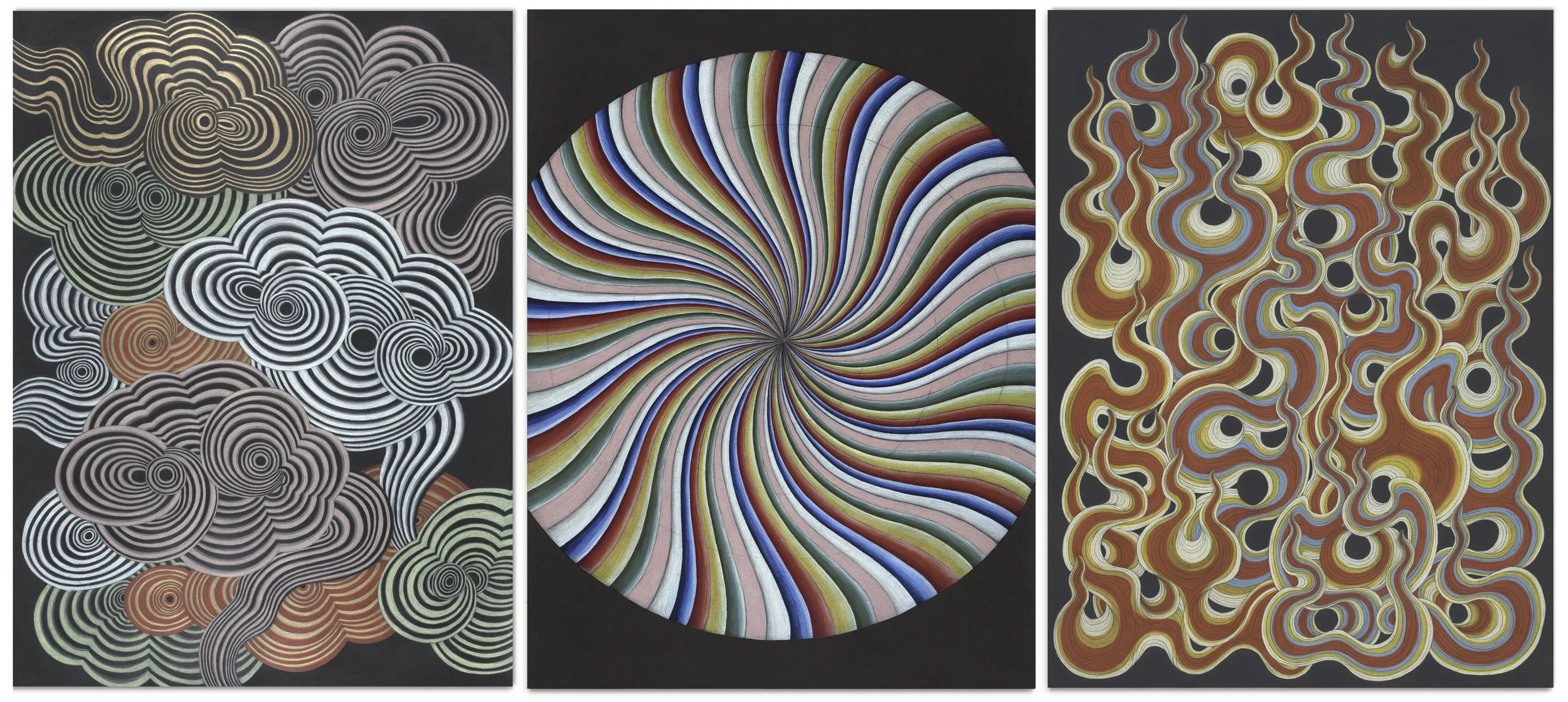 Large Black Drawings