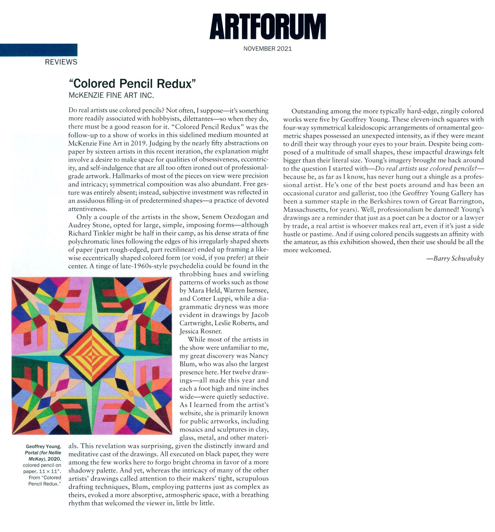 Review, Artforum | 2021