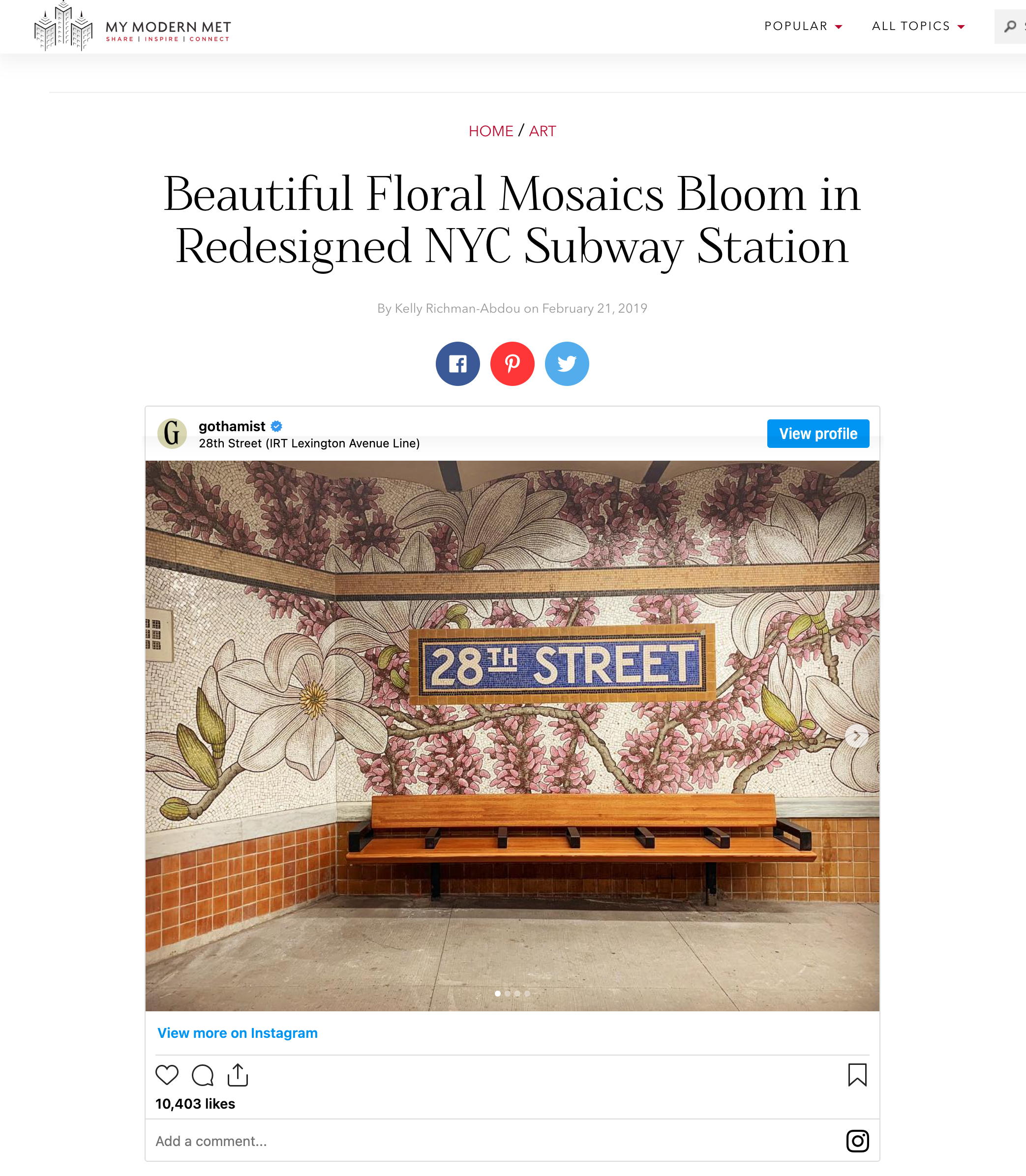 My Modern Met-Kelly Richman-Abdou, Feb 21, 2019