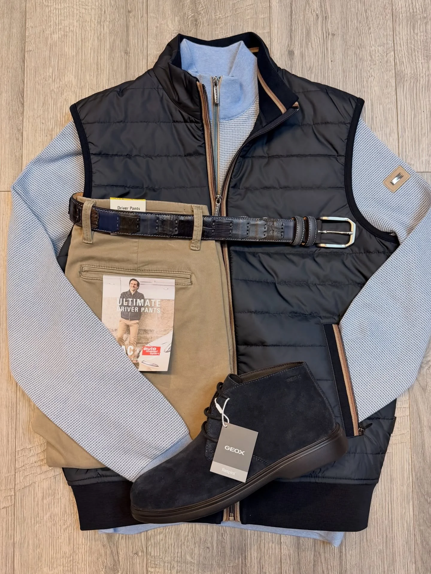 Smart layering = smart style.
Stay warm without the bulk and polished without the effort.
The perfect winter-to-spring transition starts here.
Shop the full look today in store! 

#ModernMenswear #EverydayMenswear #MensStyle #SpringStyle #Corbridge