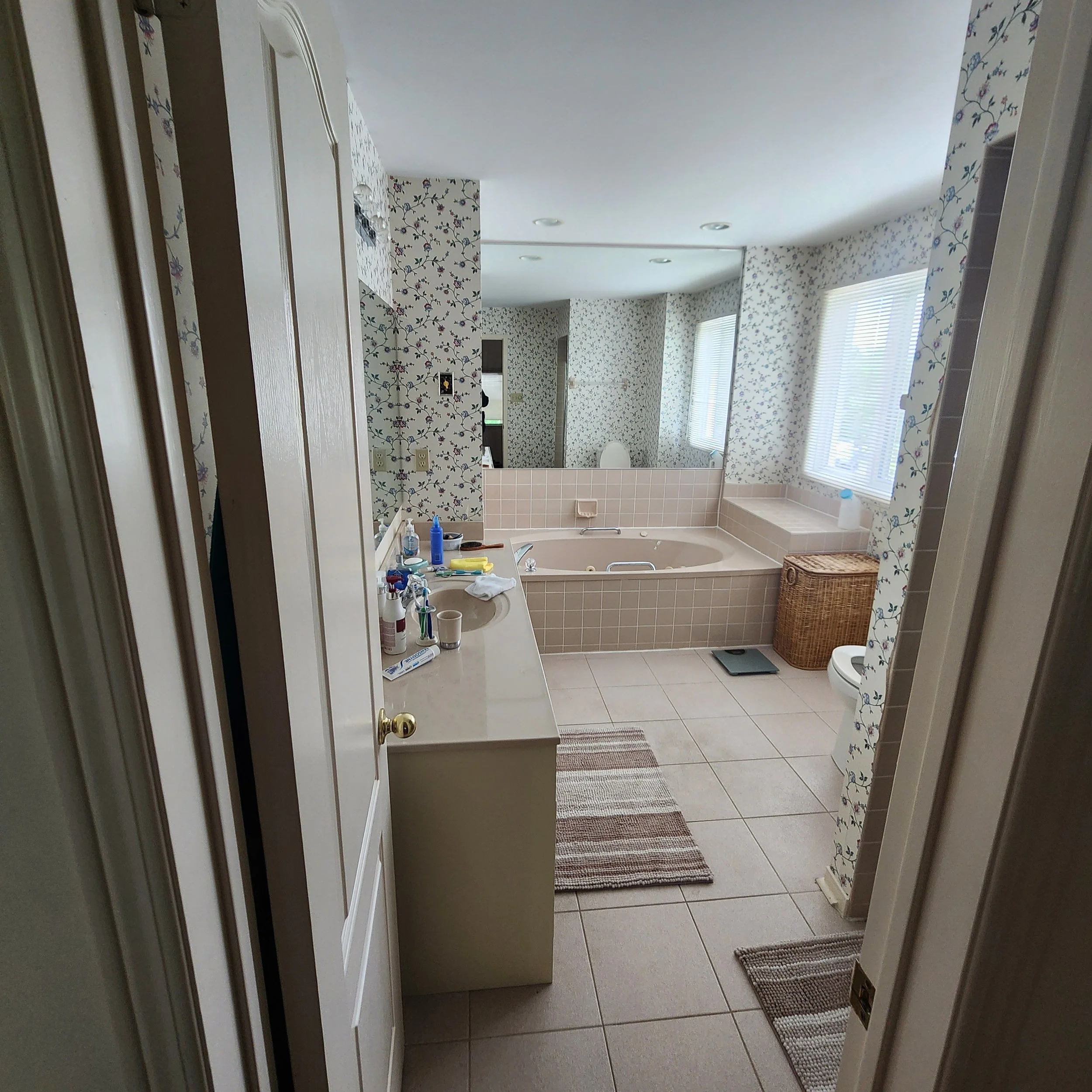 master bathroom before
