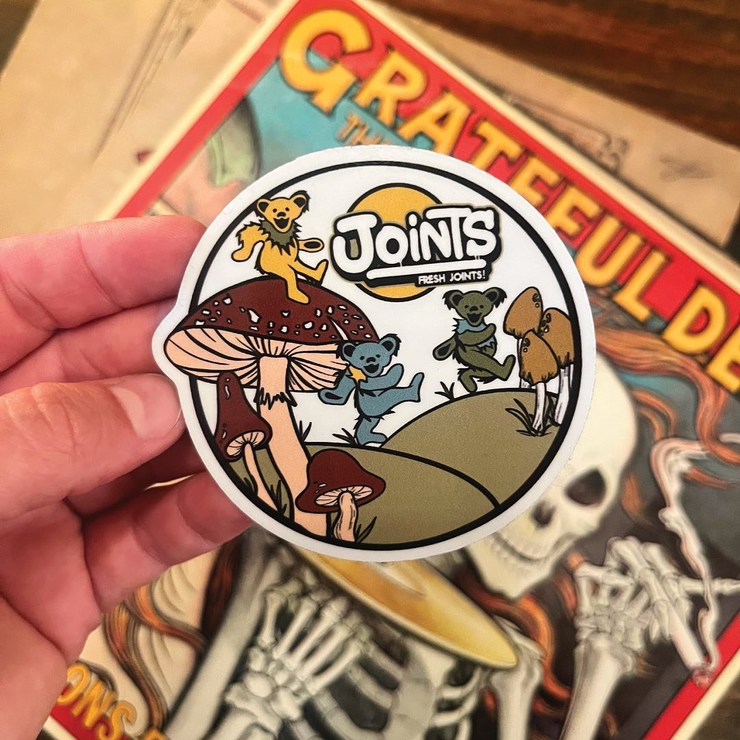 Another sticker hot off the press. Hand illustrated for those dead heads out there. Who doesn&rsquo;t love a good Grateful Dead live album from the 70&rsquo;s? What are ya, nuts? 🥜
