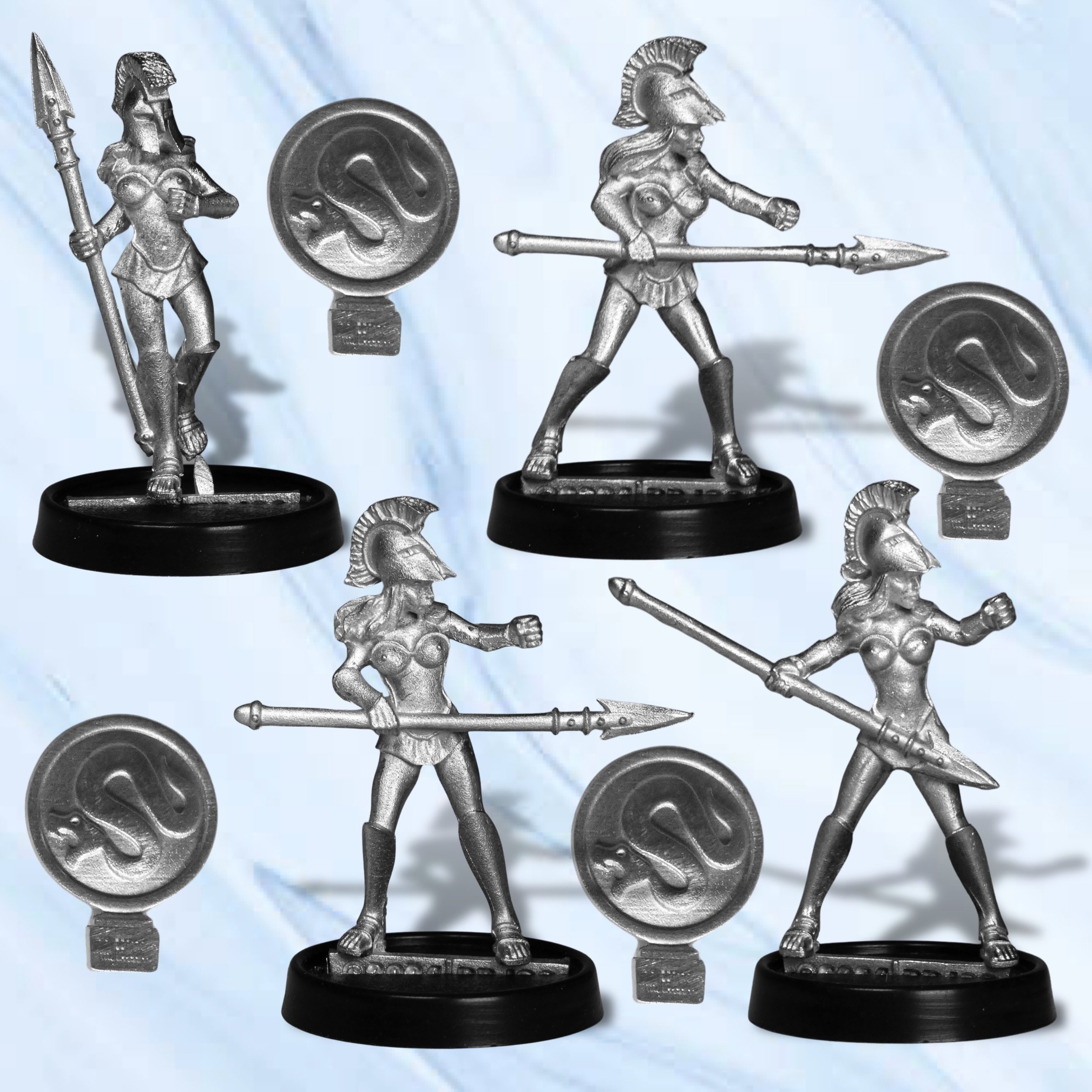AMAZON HOPLITES WITH SPEARS