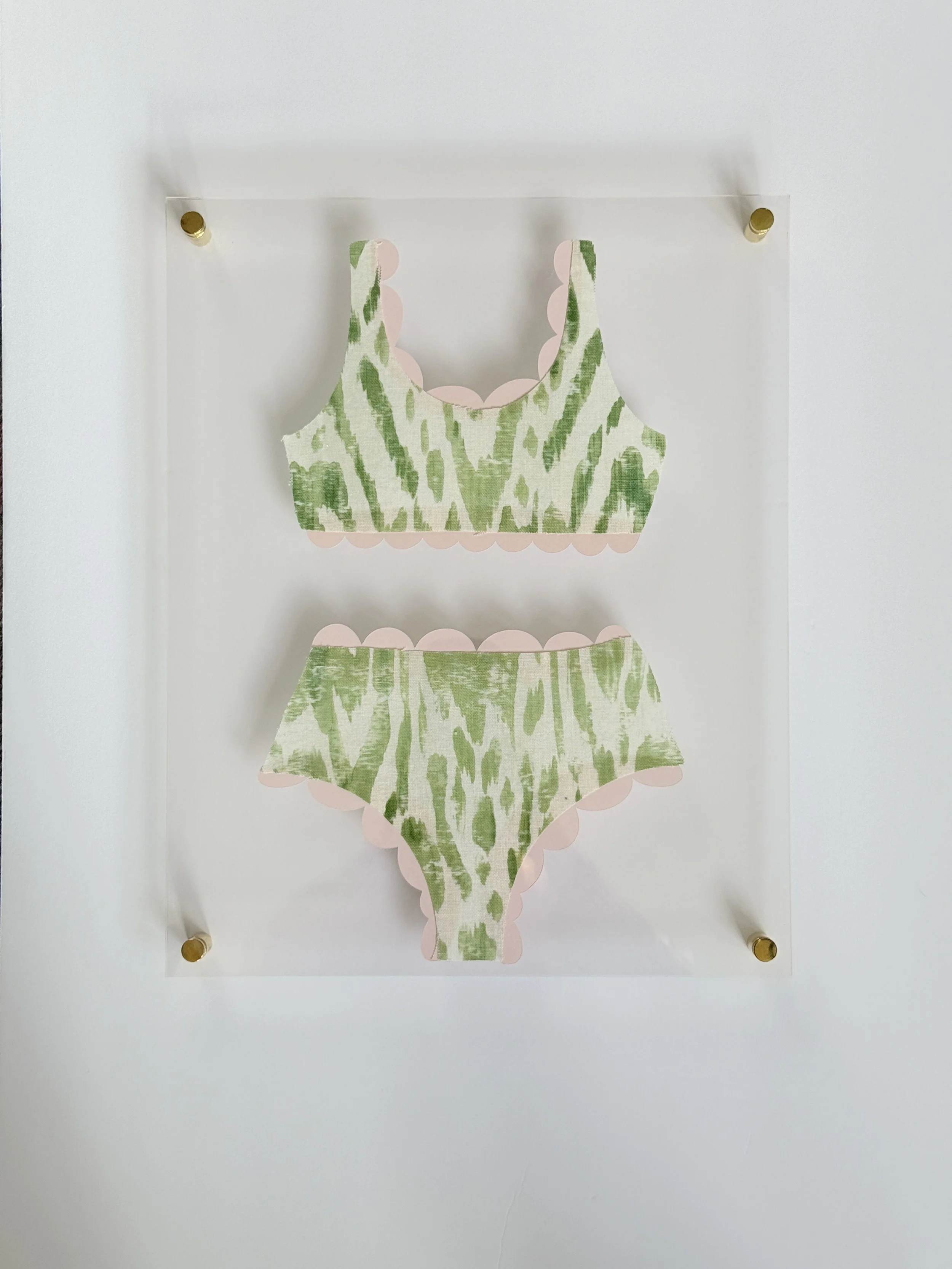 Green and Pink Bikini