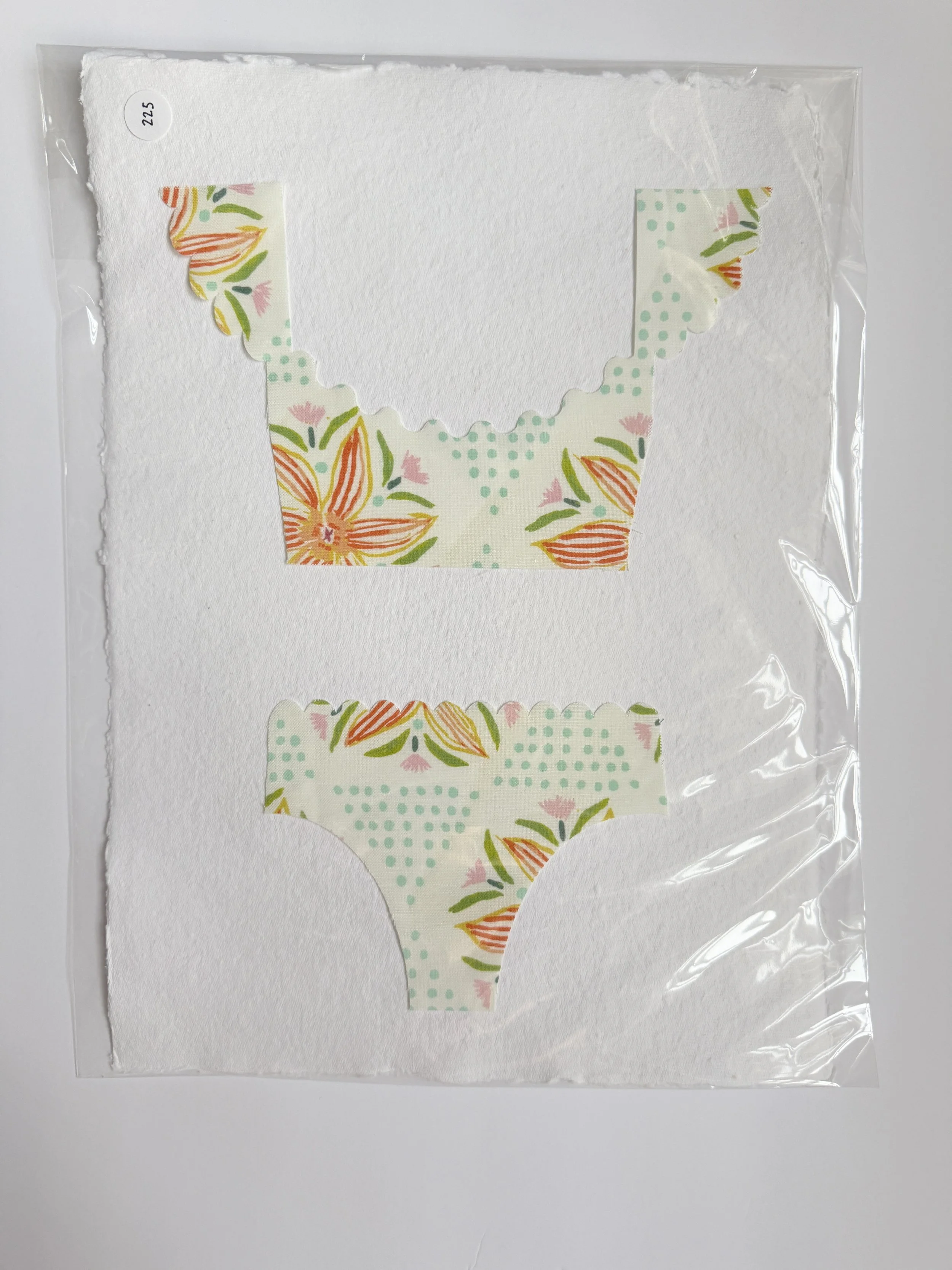 Floral Cap Sleeve Bikini