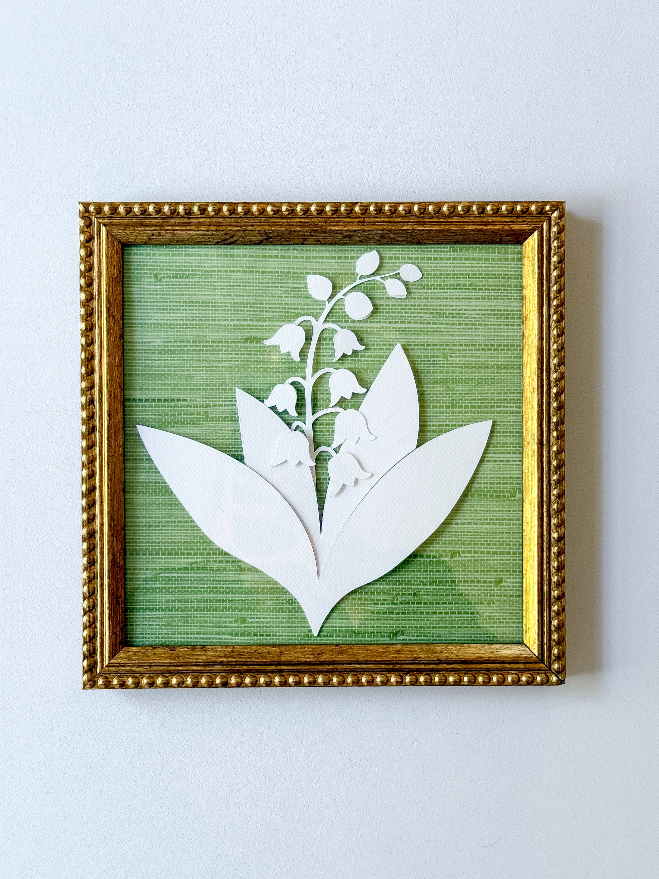 Green Grasscloth Lily of the Valley