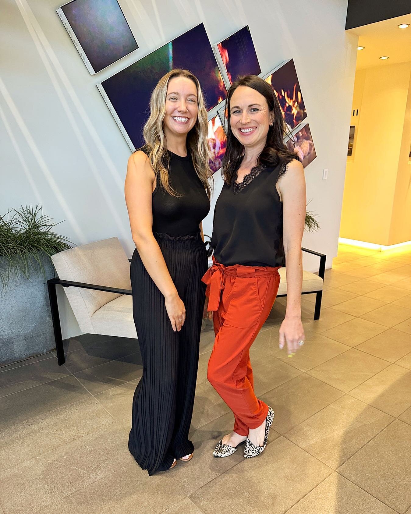 Two very bright stars in the Cyber sky here! Ashlee from our amazing accounting team, who crushes numbers but also multiplies the energy and laughter around here every day... and  one of our lighting designers, Alexandra! Lighting is a huge part of t