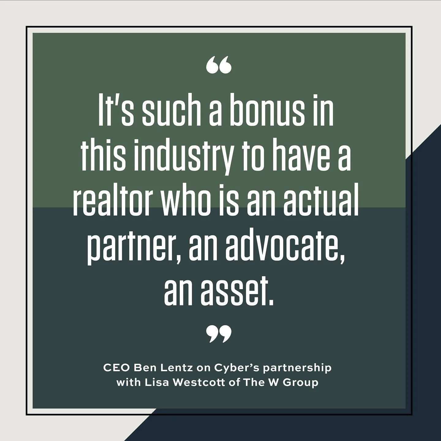 Truer words have never been spoken! #ittakesavillage
Thank you @lisawestcottrealtor for being a wonderful partner and an absolute joy to work with. You&rsquo;re a gem! 🌟

#customhomes #arizonarealestate #partnership #customtechnologysolutions #arizo