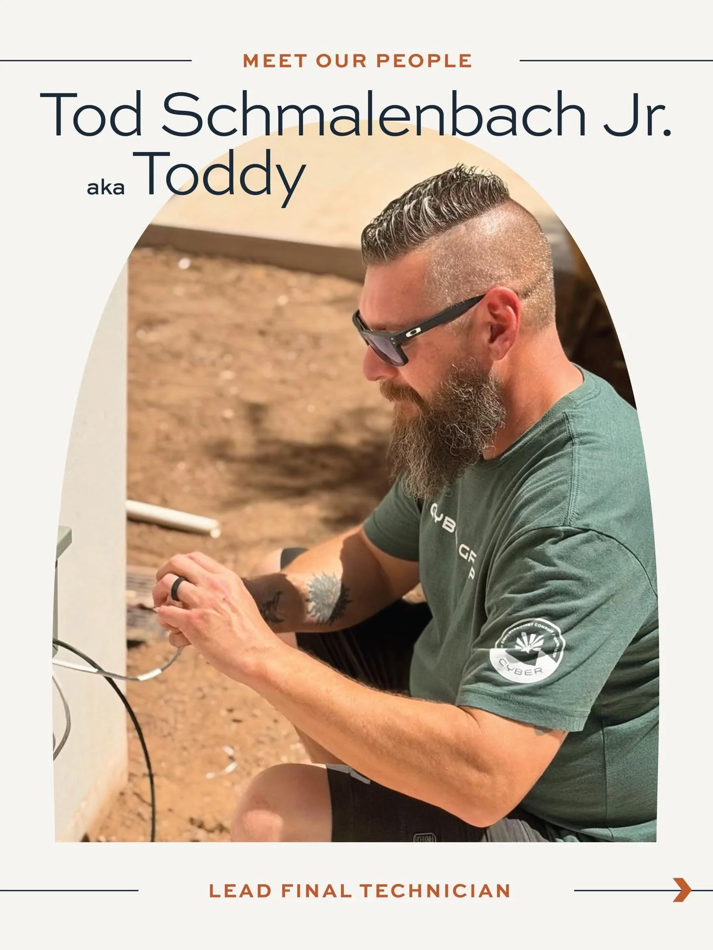 From our largest and most complex projects to mentoring the next generation of techs, Tod does it all. His well-rounded audio-visual expertise sets him apart, and his calm, thoughtful approach makes him one of our most valued trainers. No matter the 