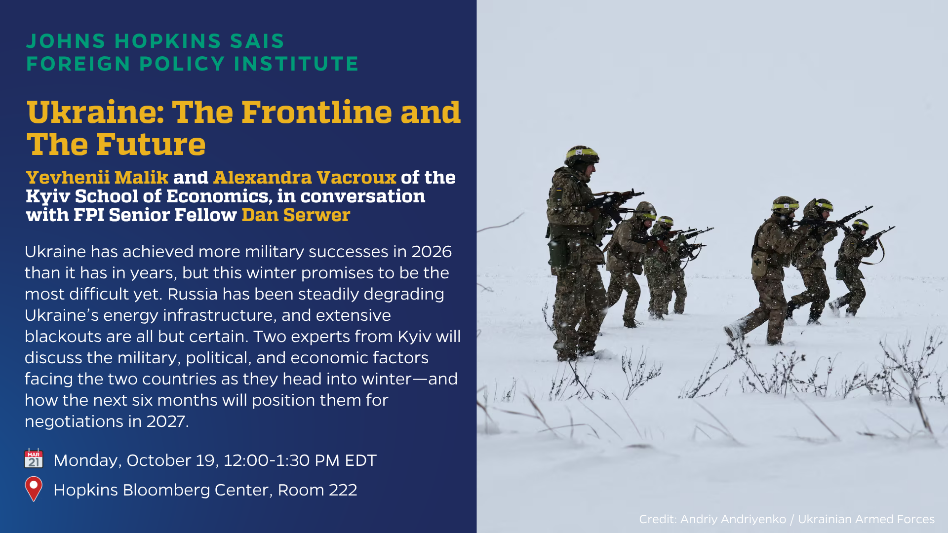 Ukraine: The Frontline and The Future