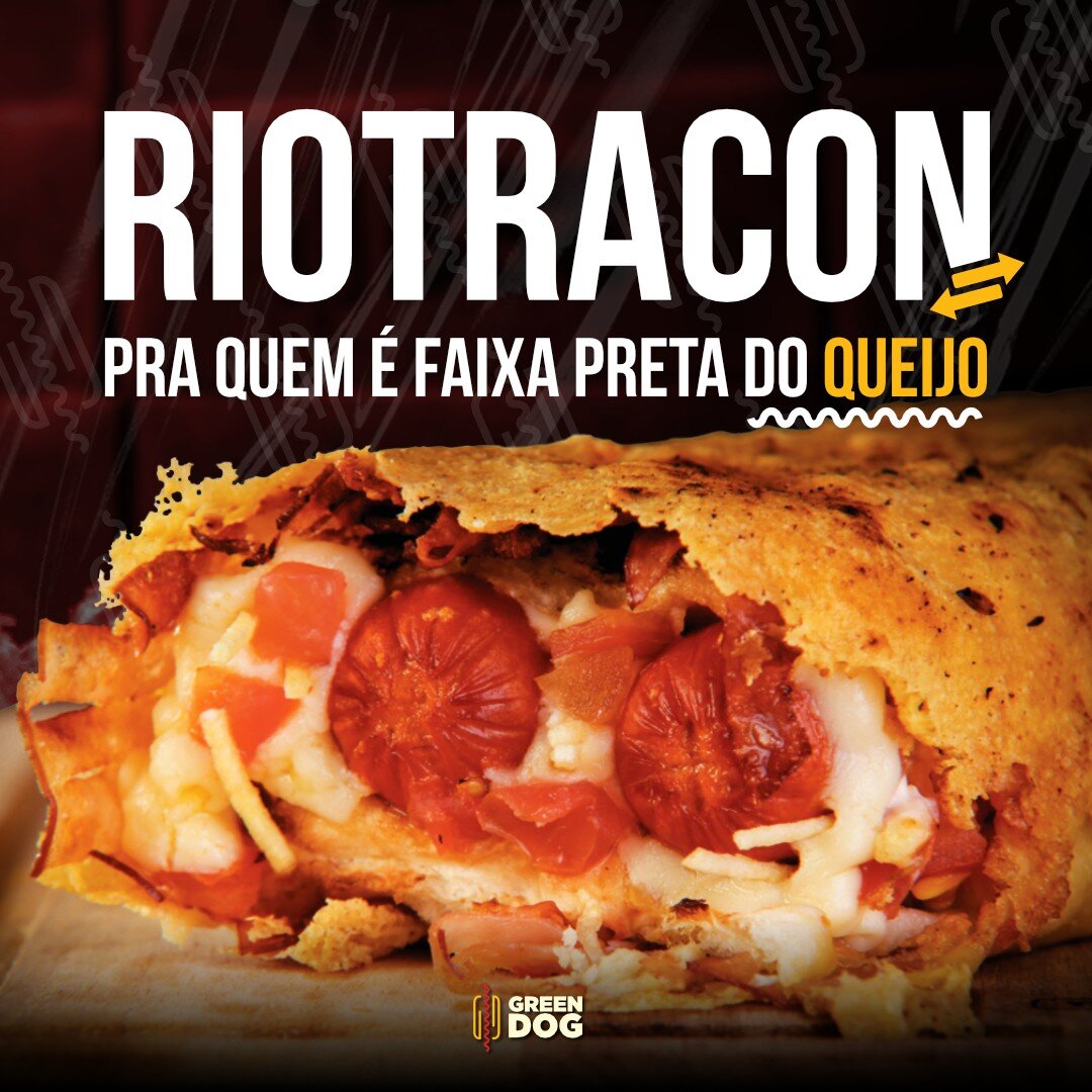 Dog&atilde;o ao contr&aacute;rio? Temos tamb&eacute;m 😲

Criado para quem &eacute; faixa-preta do queijo, o Riotracon &eacute; feito com o p&atilde;o ao contr&aacute;rio, com a casca para dentro e o recheio para fora, enrolado na cama de parmes&atil