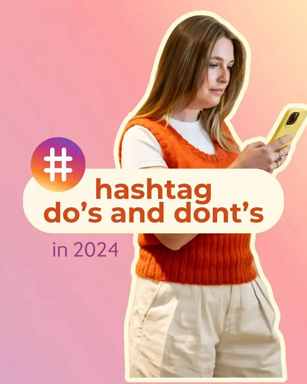There's a lot of info and "hacks" circulating about hashtags. And as Instagram evolves, hashtags do too! This serves as your 2024 guide to effectively utilize hashtags for your brand on Instagram. Swipe left for my do's and dont's that I've