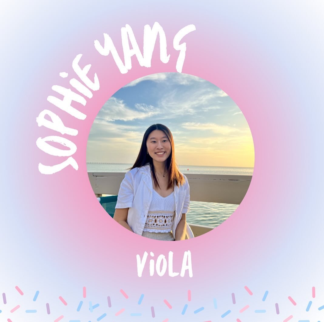 Let&rsquo;s give it up for Sophie Yang, also one of our Orchestra officers! 🌟🥳🙌