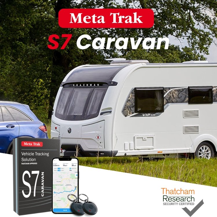Meta Trak S7 Caravan tracker installed in caravan