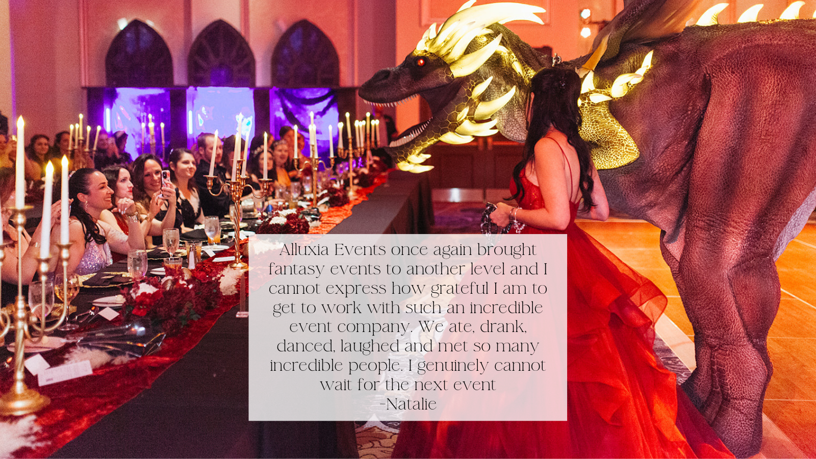 Fantasy ball featuring a dragon