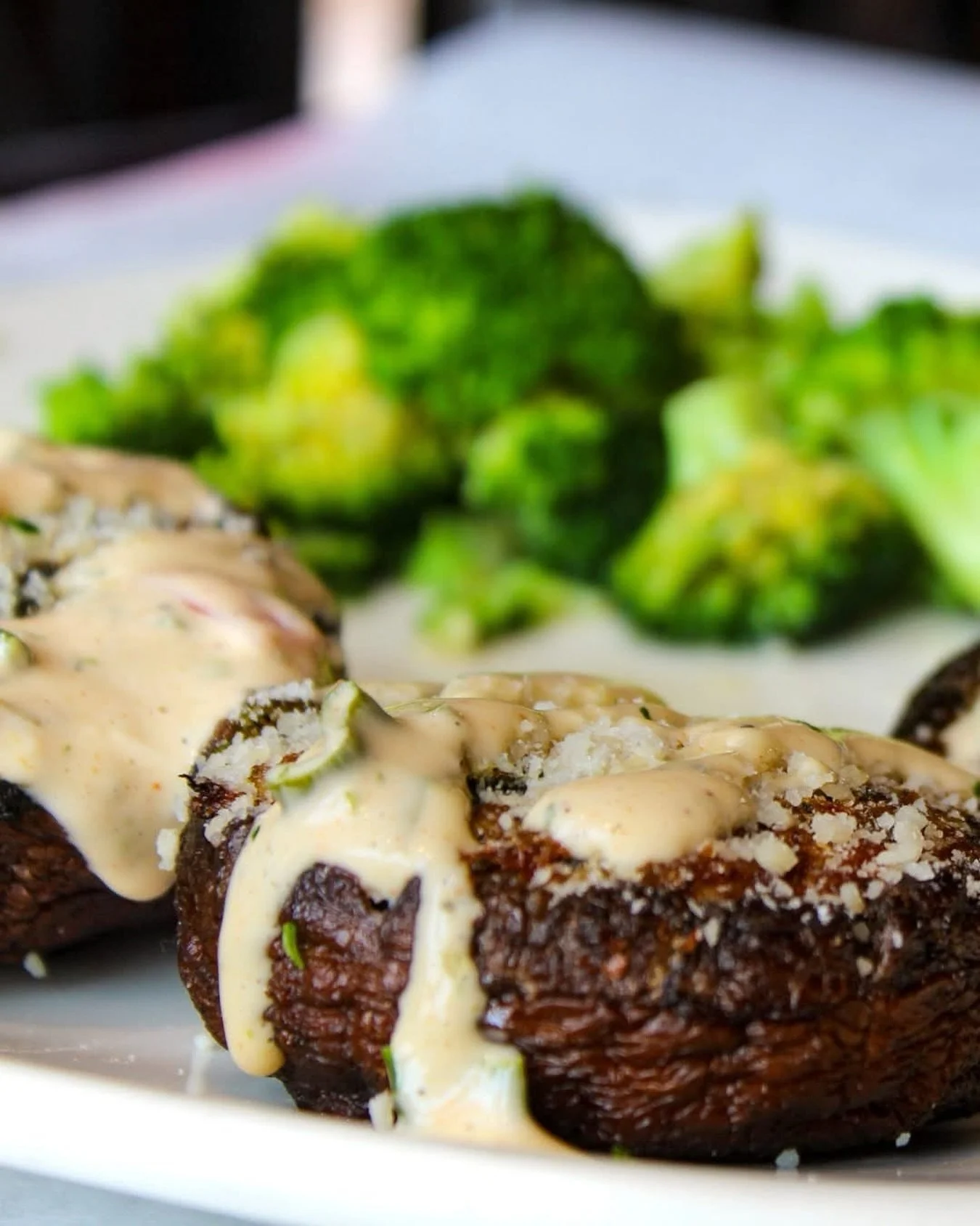 Earthy, savory, and stuffed with your Gulf favorites &mdash; our Seafood Stuffed Portabellas are everything we love about fall comfort food. 🍂

#HalfShellOysterHouse #OurFallFavorites