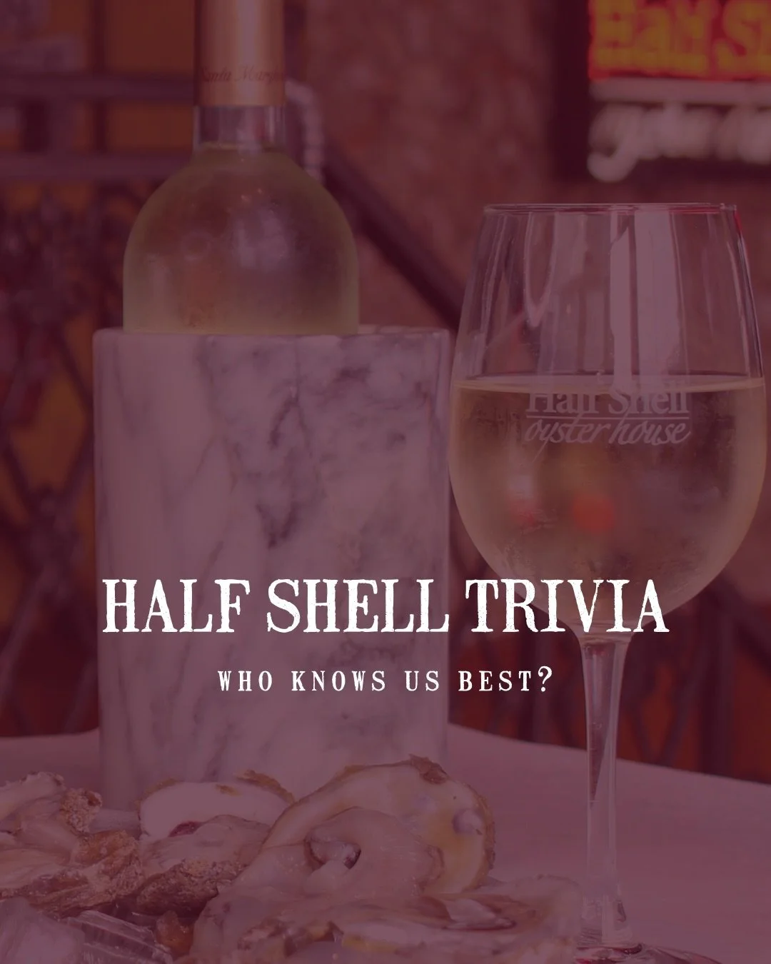 Think you know us? We&rsquo;re putting your knowledge to the test with a little Half Shell Trivia! 👀 

Drop your answers in the comments. No cheating! 😉