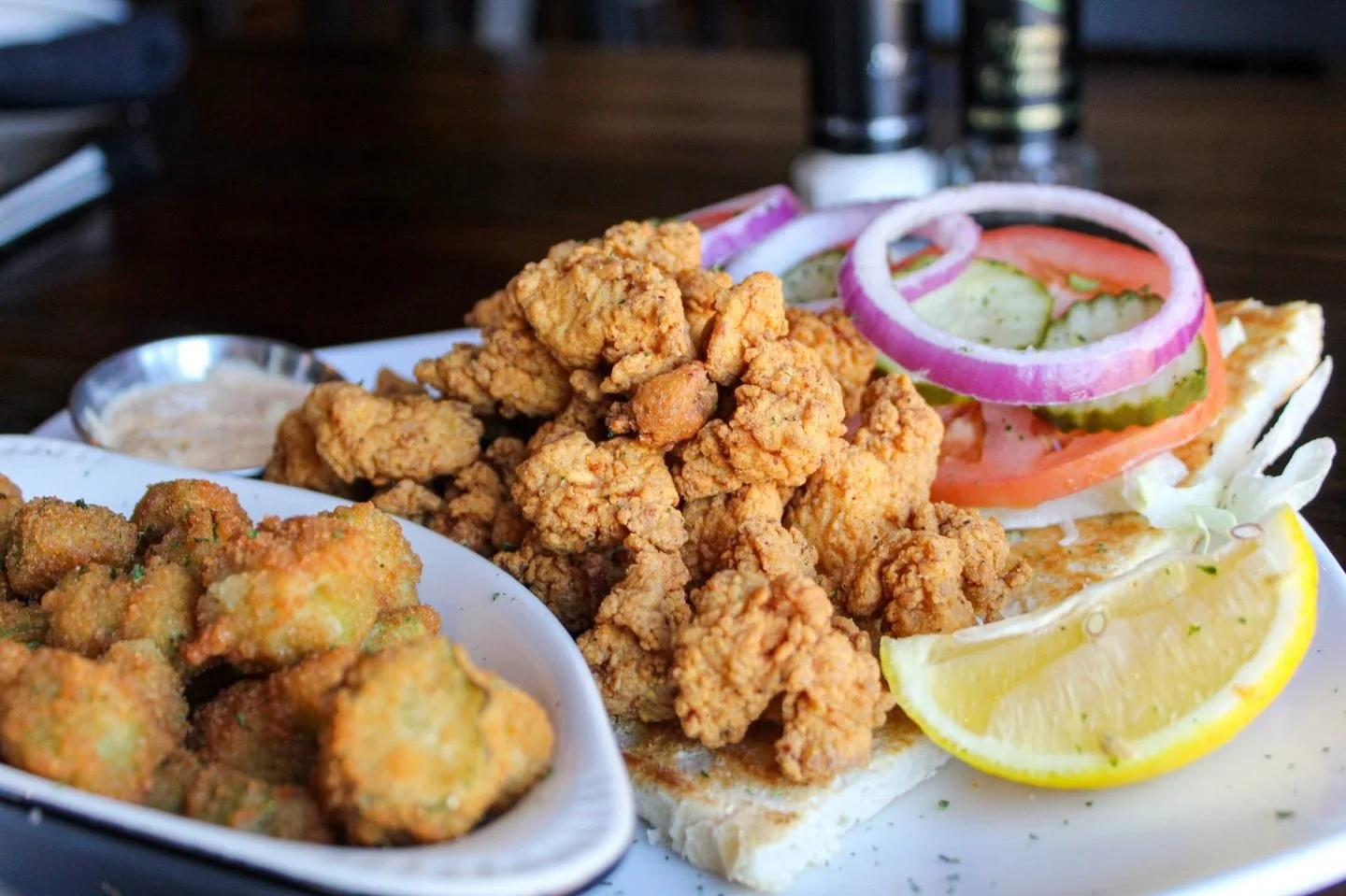 Lucky you... we have Louisiana Alligator PoBoys at Half Shell for a limited time. 🍀🐊

Celebrate St. Patrick&rsquo;s Day with us &mdash; happy hour, fresh Gulf oysters, Cajun-inspired flavors, and the Southern hospitality you know and love!

👉 See 