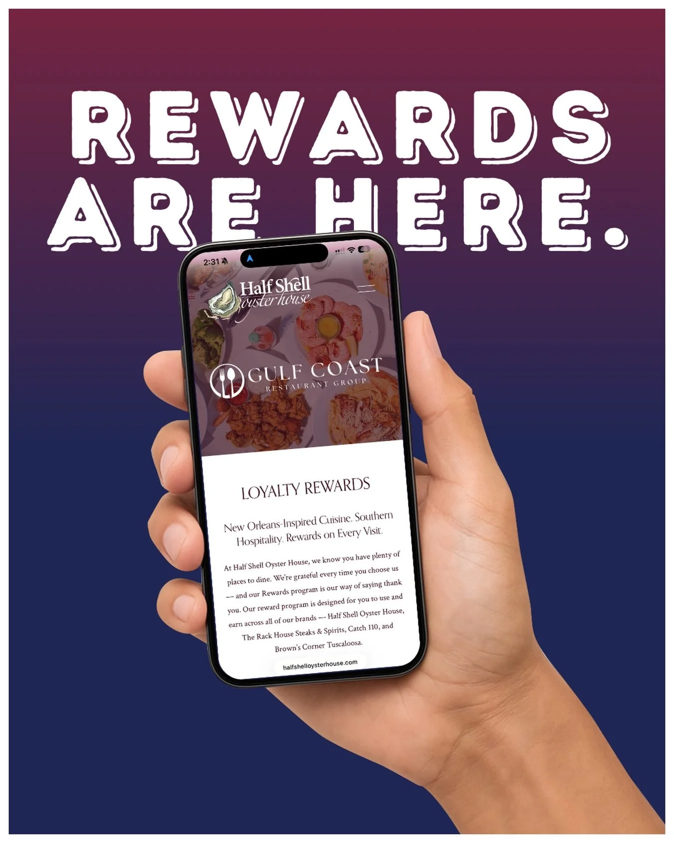 ICYMI 👀 REWARDS ARE HERE. 

Here&rsquo;s how it works:
&bull; Earn points every time you dine
&bull; Free birthday perks
&bull; Refer-a-friend program
&bull;  and MORE! 

And the best part&hellip;
✨ Get a $5 reward just for signing up

Sign up today