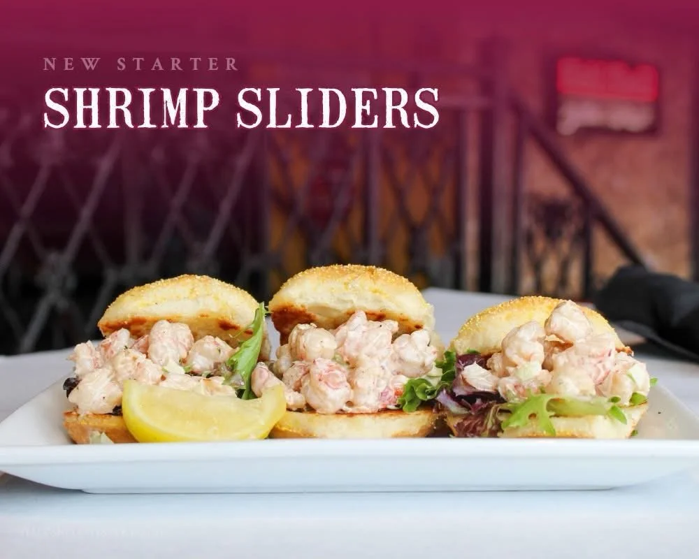 New season, new flavors, new seasonal features!! ☀️👏🦐
Say hello to our NEW Shrimp Sliders &mdash; stacked with Cajun boiled Argentinian Red shrimp, tossed in a creamy Creole-seasoned dressing and served on toasted corn-dusted slider buns.

See what