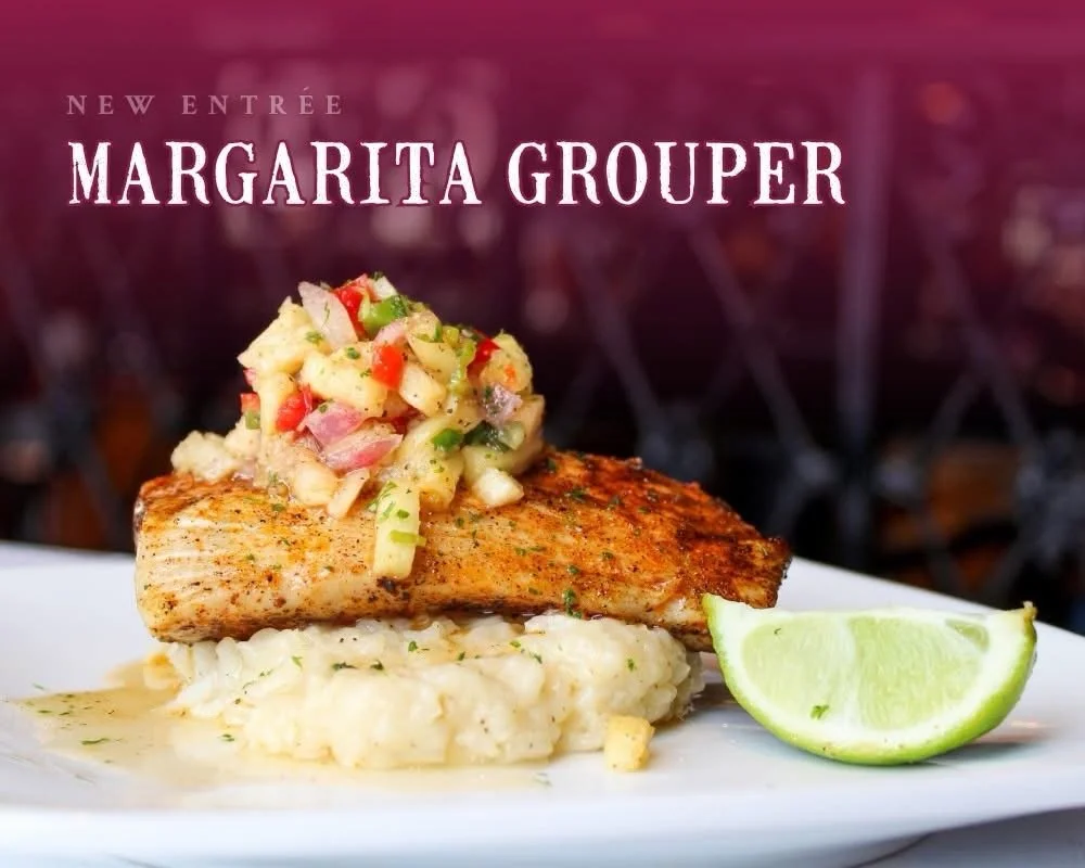 Guess what&rsquo;s back at Half Shell?! MARGARITA GROUPER 👏🍹🍋&zwj;🟩

Our Margarita Grouper is back for a limited time &mdash; bronzed grouper, tequila citrus glaze, coconut cilantro lime rice, and fresh pineapple salsa.

See what else is new at h