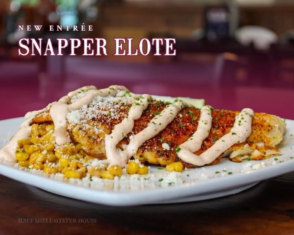 You&rsquo;ll be thinking about this one longgg after the last bite. 🔥

Our NEW Snapper Elote starts with blackened line-caught snapper served over grilled Mexican street corn, then topped with chipotle and Cotija cheese for the perfect balance of fr